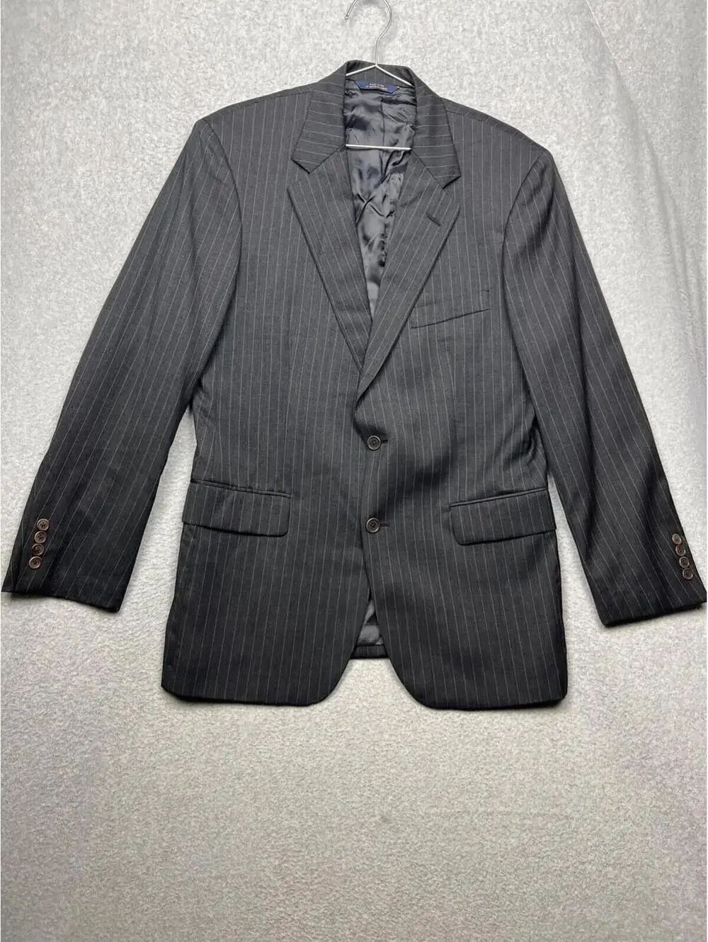 Brooks Brothers Madison 1818 Mens Blazer Jacket Wool Gray Sport 40R/34W